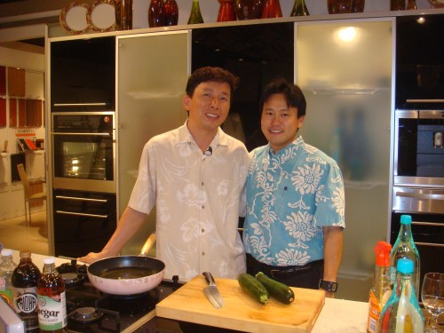 Chef Chai and Rep. Jon Riki Karamatsu