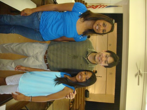 Mrs. Clemente, Rep. Jon Riki Karamatsu, and Kielsea Clemente who sang a couple of songs for entertainment