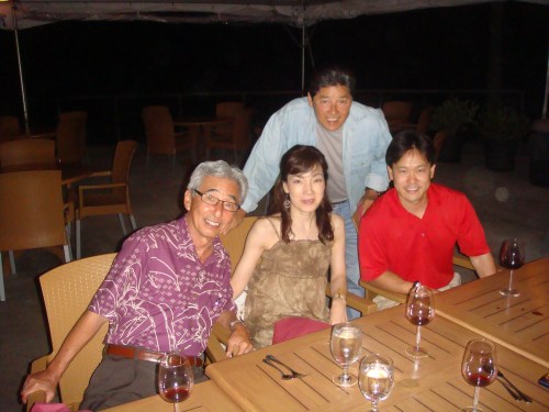 Rep. Clift Tsuji, Kazue Uehara, Rep. Jerry L. Chang, and Rep. Jon Riki Karamatsu
