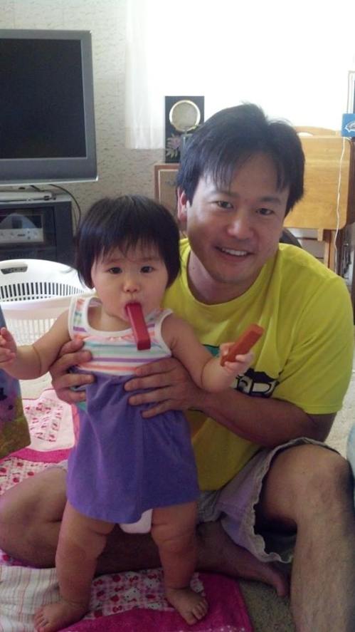 My niece Elyse and I in Pearl City, Hawaii on August 4, 2013. Elyse in 11 months and 3 weeks old in this picture. 