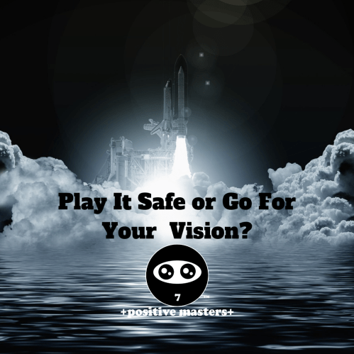 Play it safe or go for your vision? With planning, research, and strategy, you can lessen your risks in pursuit of your dreams!