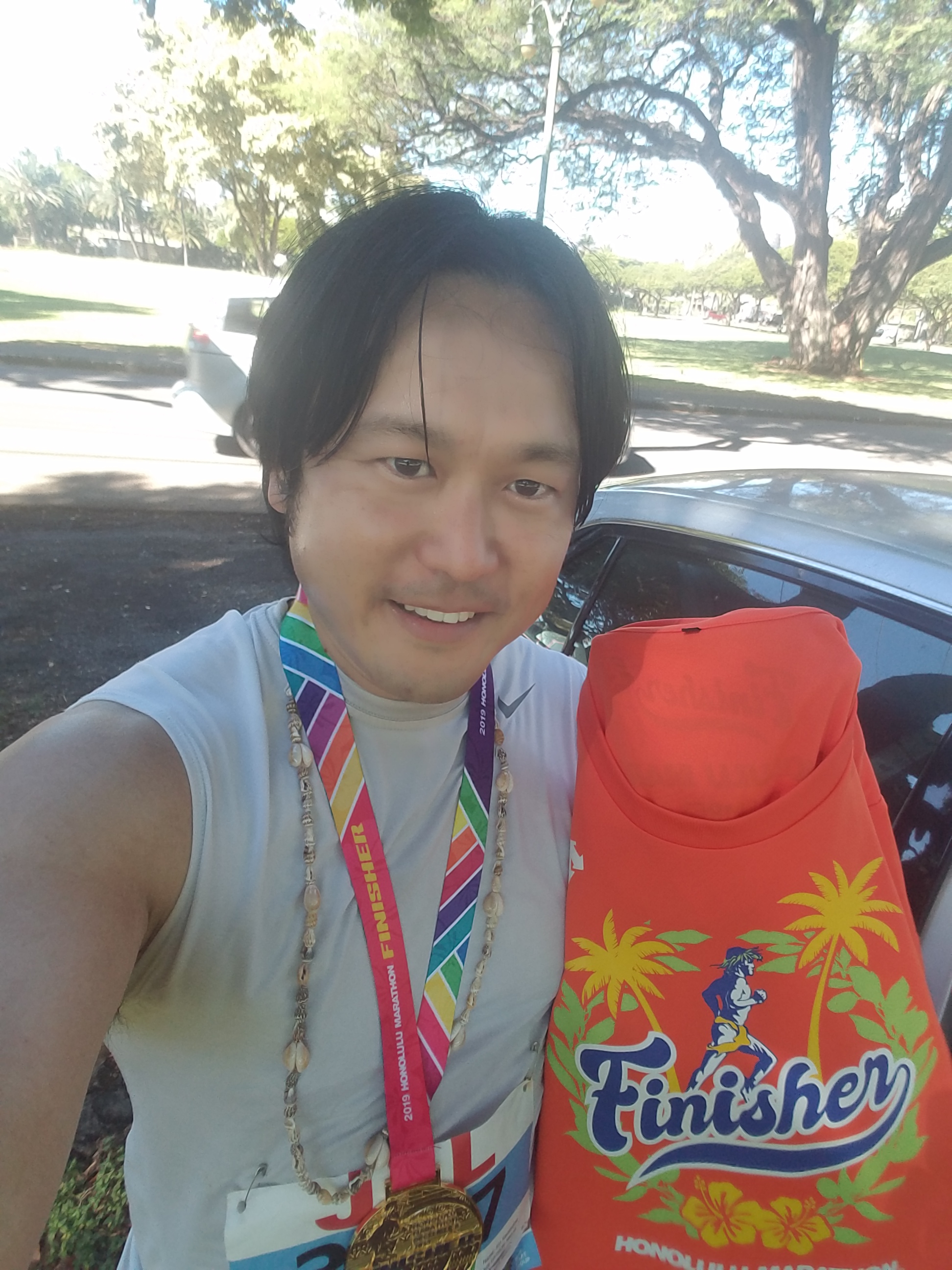 I finished my 12th Honolulu Marathon on Sunday December 8, 2019.